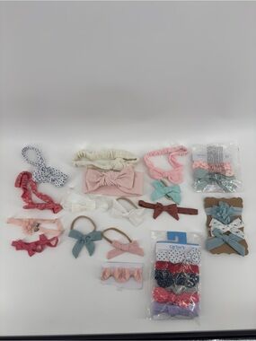 Carter's Mixed Pastel & Neutral Bow Headband‎ Collection
